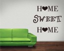 Home Sweet Home Quotes Wall Decal Motivational Vinyl Art Stickers